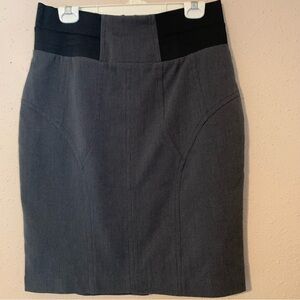 Worthington Pencil Skirt- Gray/Black- Size 12